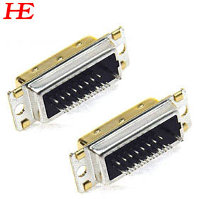 DVI M 24+1焊線(xiàn)式 黑PBT鐵殼鍍金 寬邊12.5